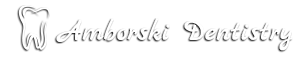 The image is the logo for Amborski Dentistry.