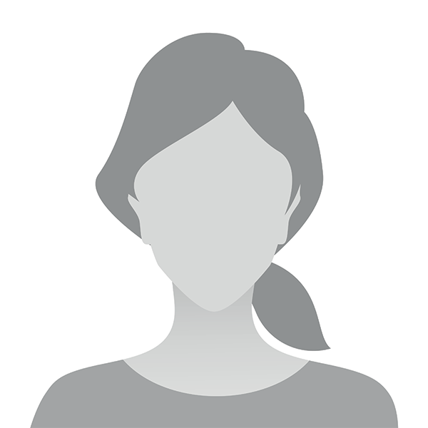 The image is a grayscale silhouette of a person s profile, facing the viewer, with a side ponytail.